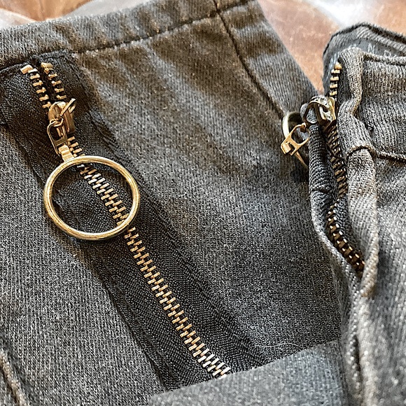 Liquor N Poker Exposed Zip Straight Leg Jeans - Picture 8 of 12